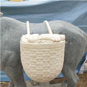 Grey Marble Donkey Statues Animal Sculptures