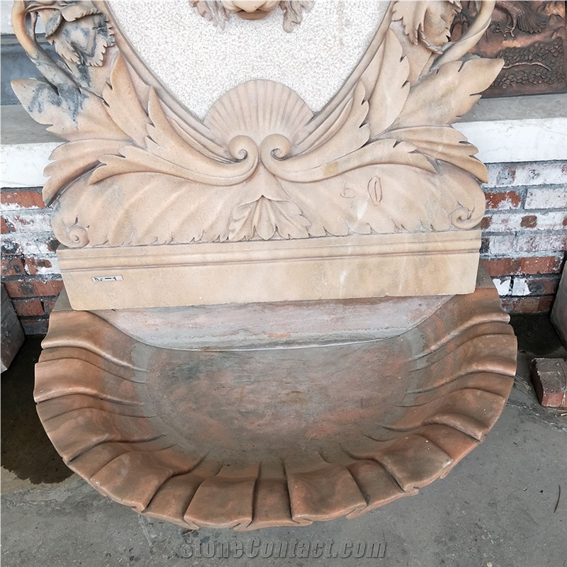 Water Fountain Pot Lion Sculptures Statues