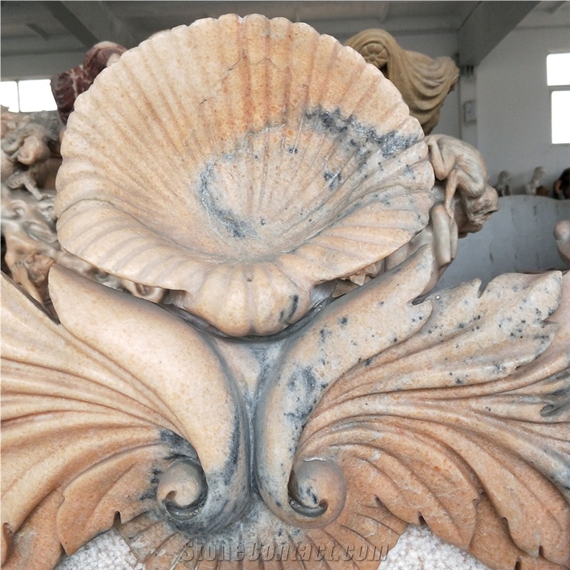 Water Fountain Pot Lion Sculptures Statues