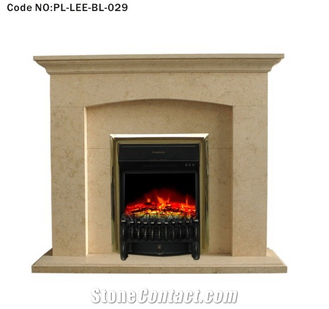 White Modern Fireplace Surround Hearth Mantel