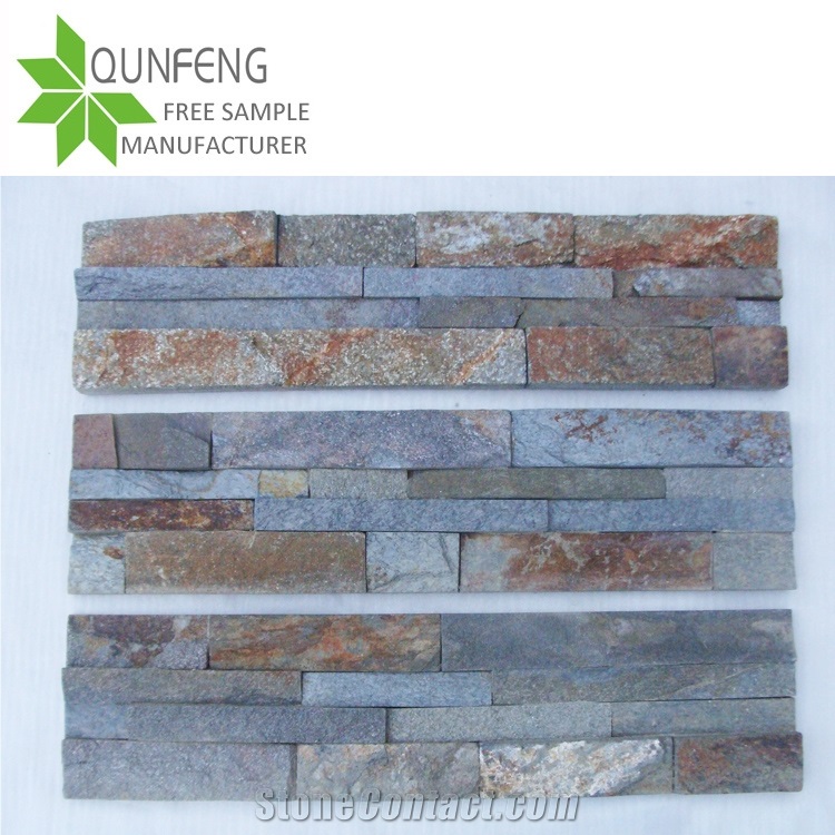 Stack Ledgestone Quartzite Wall Cladding Panels