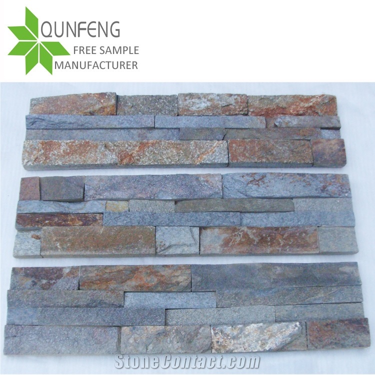Stack Ledgestone Quartzite Wall Cladding Panels