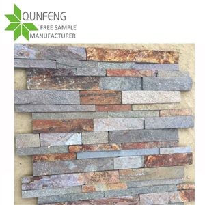 Stack Ledgestone Quartzite Wall Cladding Panels
