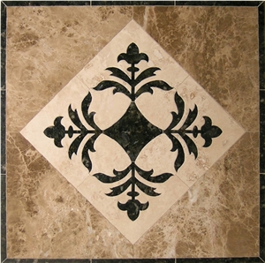 Lebanon Light Emperador Waterjet Marble Mosaics