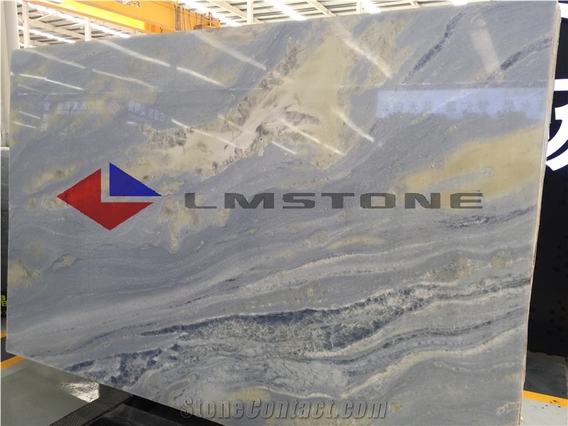 Azul Cielo Marble Slab