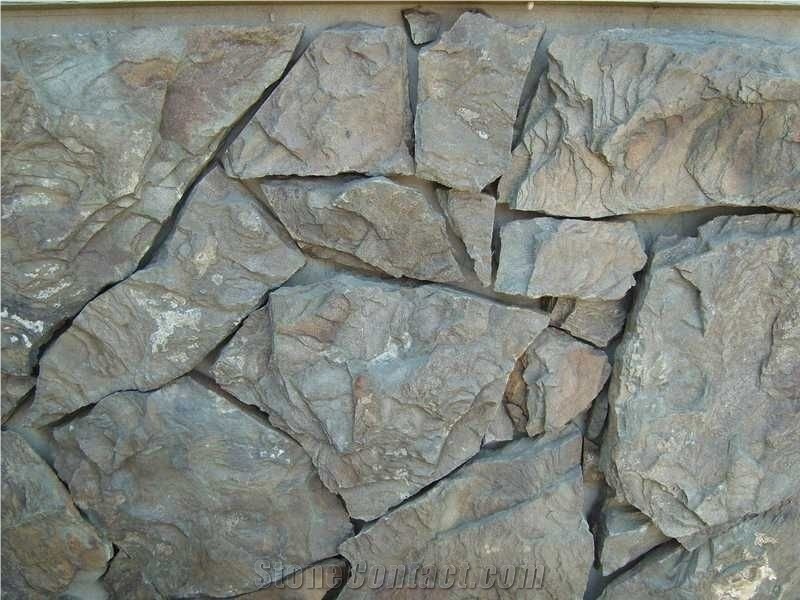 Sandstone Dragon Gray-Green Landscaping Stones, Flagstone