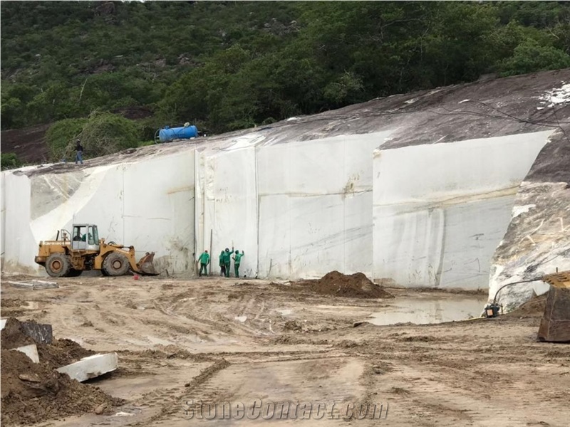 Di Capri Granite Blocks, Brazil White Granite