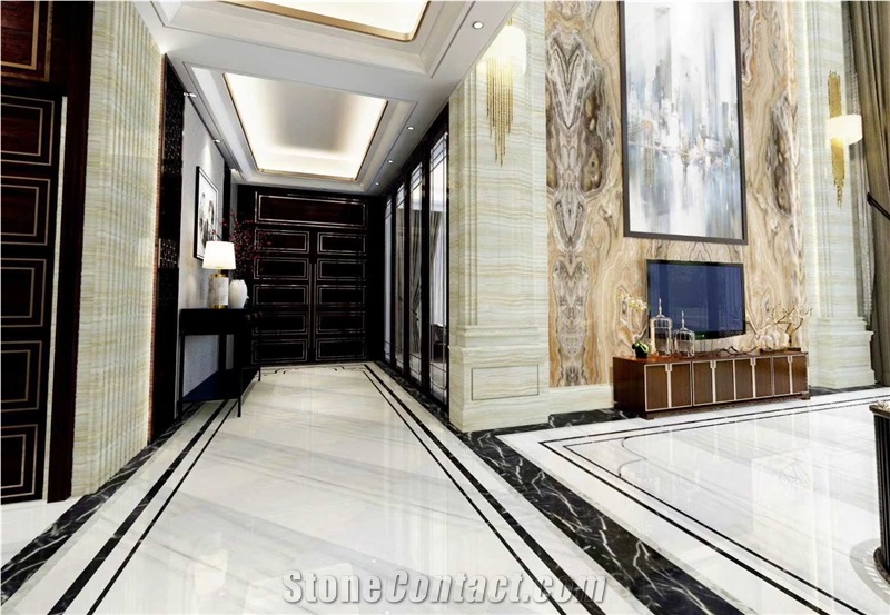 Bianco Dolomite Marble Duna White Slabs