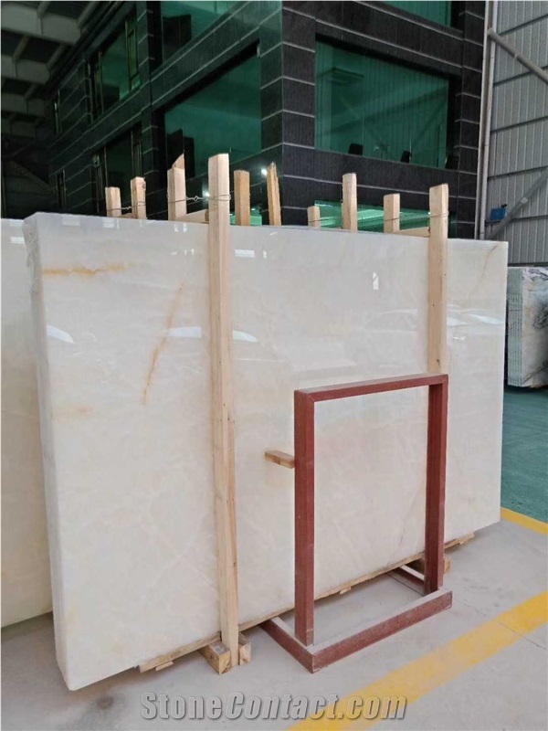 Ice Age White Onyx Big Slabs