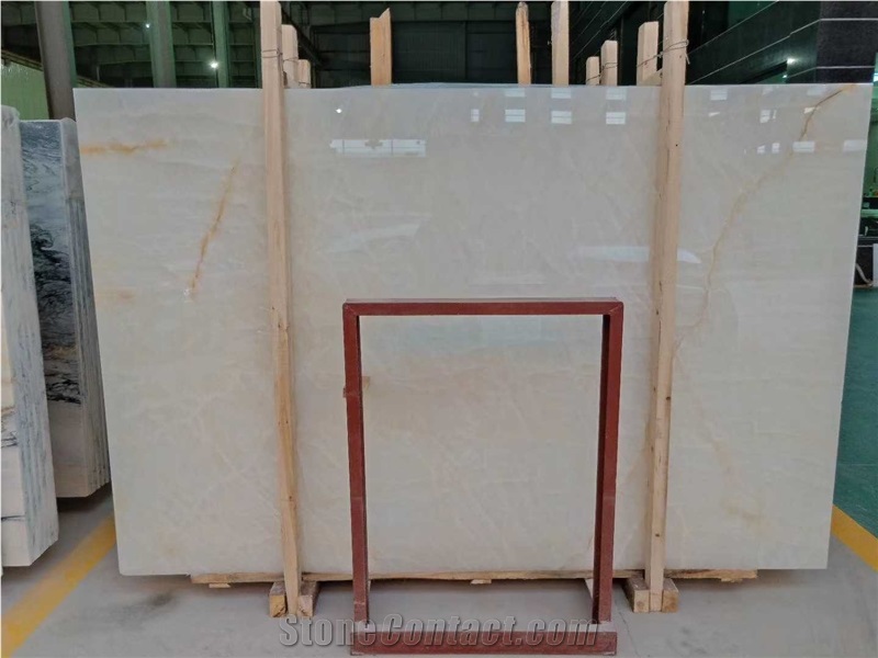 Ice Age White Onyx Big Slabs