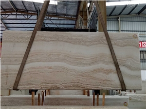 Striped White Onyx Slabs