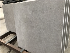 China Honed Silver Ash Travertine Blocks Tiles