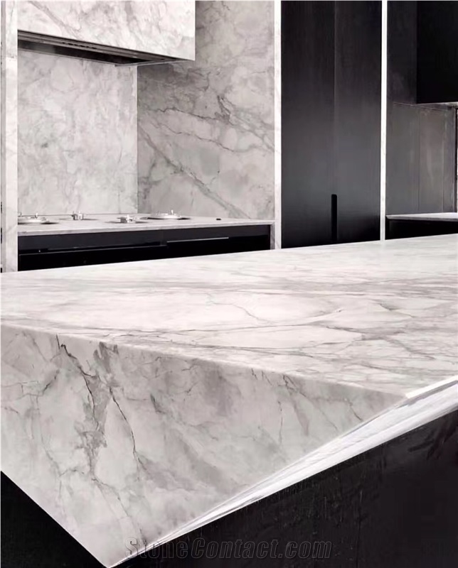 Super White Quartzite Benchtop, Countertop