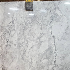 Super White Quartzite Big Slabs and Tiles 2.0cm
