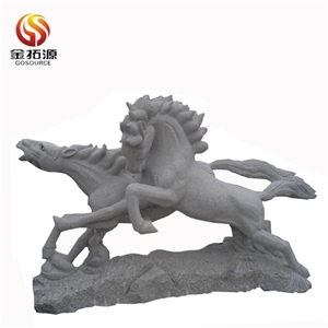 Garden Granite Carving Horse Statue