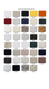 Beige Solid Surface Decorative Acrylic Tiles