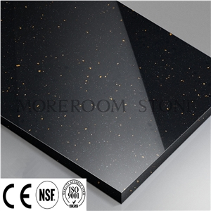Black Color 12Mm Acrylic Solid Surface Tiles