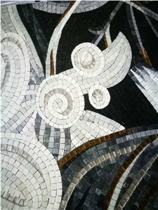 High End Hotel Art Glass Mosaic Wall Tiles Design