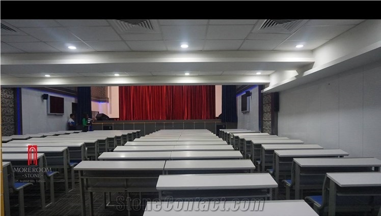 India School Acrylic Project Pure White Table Top