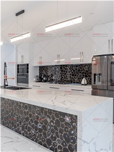 Villa Agate Black Wall Kitchen Backsplash Tiles
