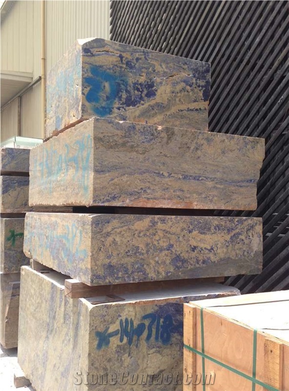 Azul Blue Granite Blocks China Quarry Slab Boulder