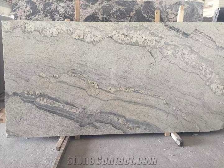 Beige Quicksand Granite Polished Slabs Tiles Wall