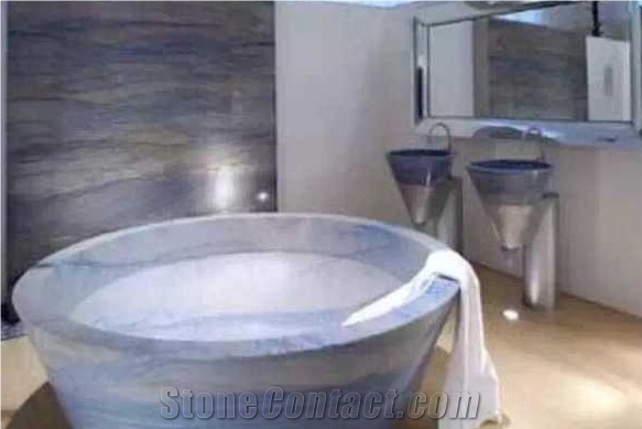 Blue Azul Macaubas Quartzite Slabs Tiles Floor
