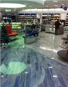 Blue Azul Macaubas Quartzite Slabs Tiles Floor