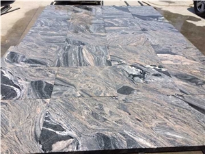 China Amazing Black Granite Polished Slabs Tiles