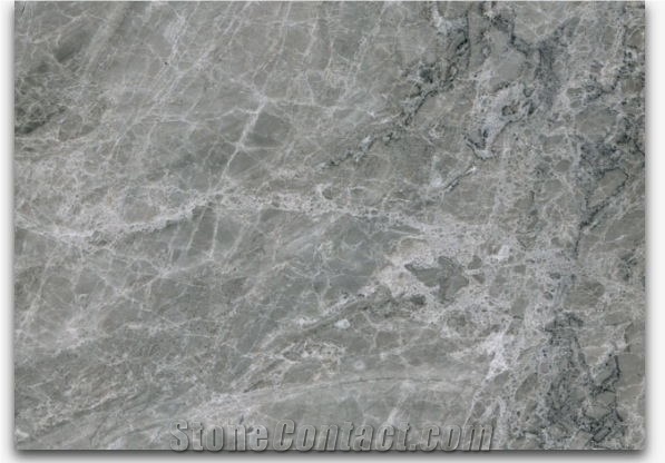 Dora Cloud Grey Polished Honed Marble Tiles Slabs