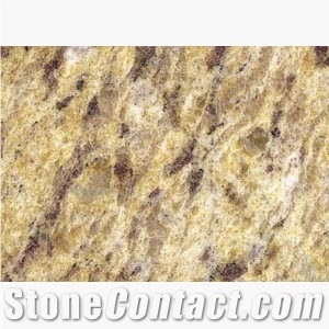 Golden Giallo Ornamental Granite Tile Slabs Stone