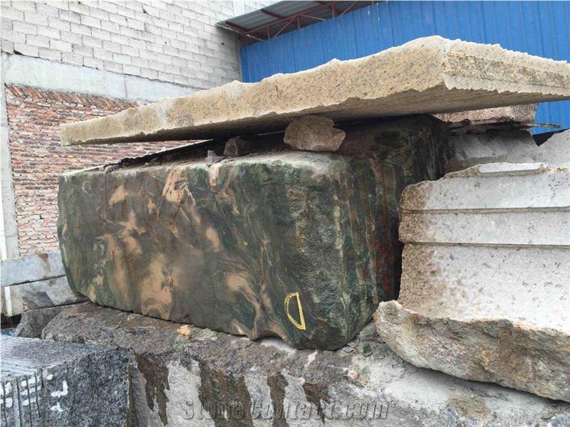 Green Verde Laponia Marble Rough Blocks Boulders