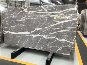 Sky Grey Marble Polished Wall Tiles Slabs Floor