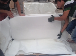 Thassos White Marble Slab Tile Wall Floor Polished