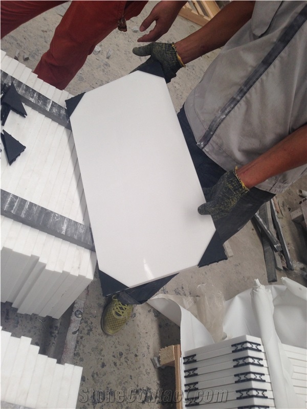 Thassos White Marble Slab Tile Wall Floor Polished