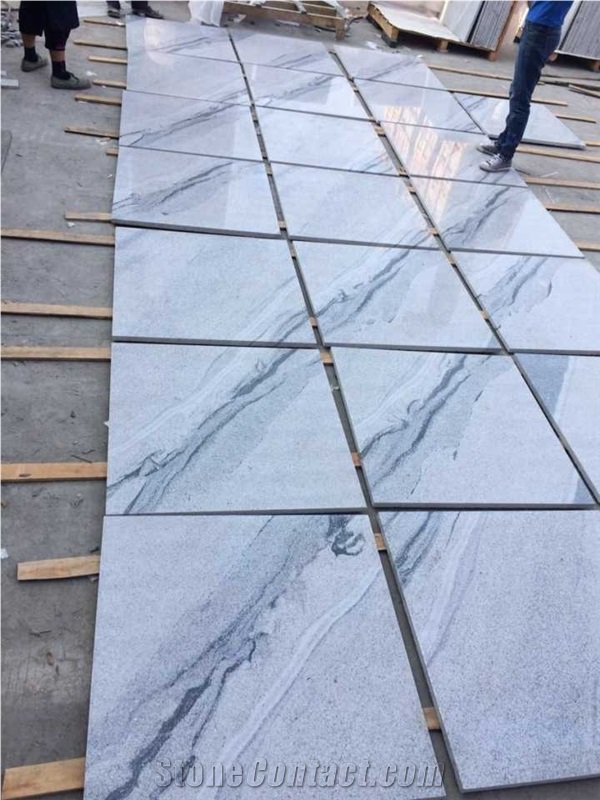 Viscont White Granite Polished Slabs Tiles Floor