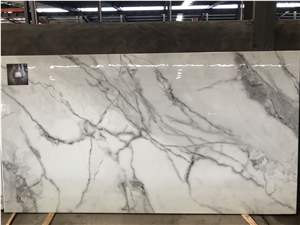Digital Printing Carrara Nano Glass Stone Wall Tile