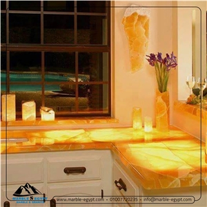 Gold Alabaster Onyx Slabs