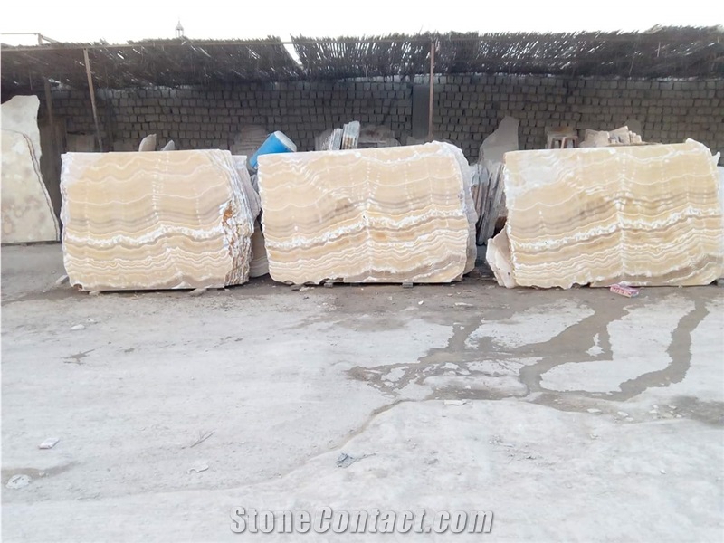 Gold Alabaster Onyx Slabs
