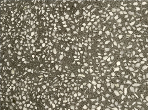 Sy2164 Dark Grey Terrazzo Tile, Cement Tile