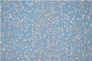 Sy2189 Blue Terrazzo Tile, Cement Tile