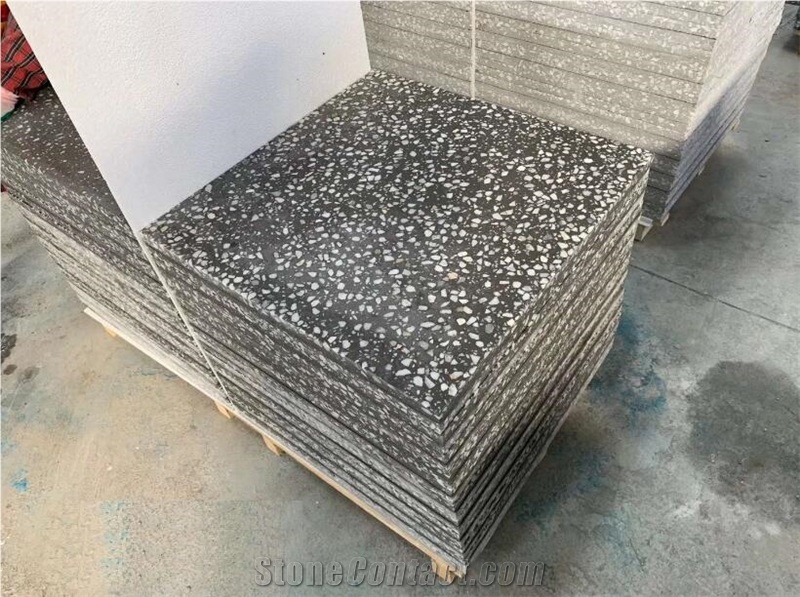 Sy6030 Grey Terrazzo Tile, Cement Tile
