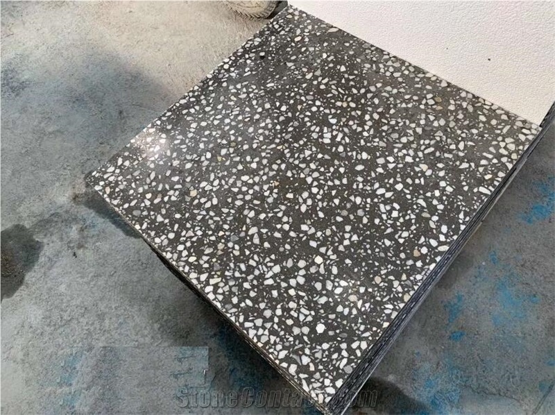 Sy6030 Grey Terrazzo Tile, Cement Tile