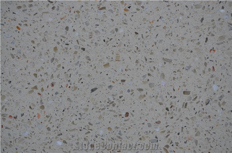 Sy8046 White Terrazzo Tile, Cement Tile