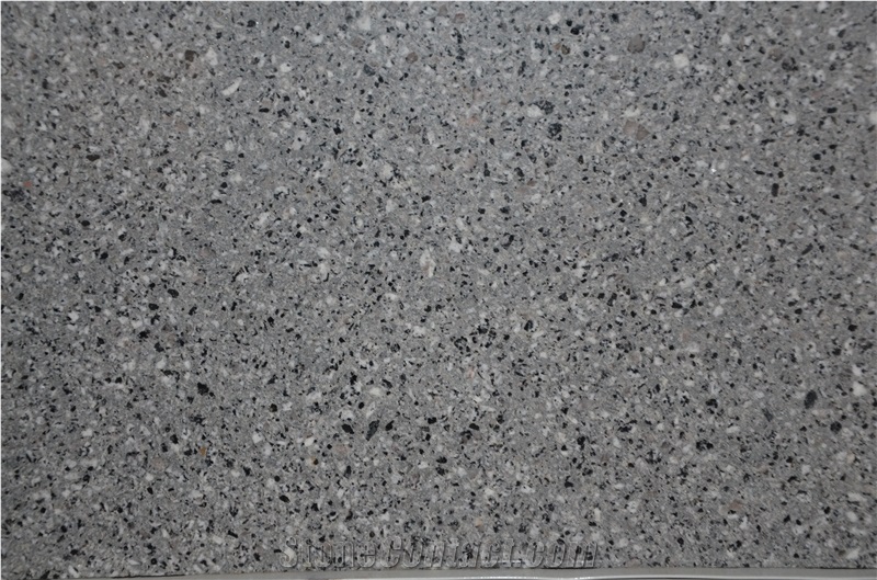 Sy8047 Dark Grey Terrazzo Tile, Cement Tile