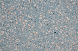 Sy8049 Blue Terrazzo Tile, Cement Tile