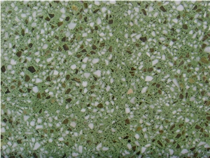 Sy8054 Green Terrazzo Tile, Cement Tile