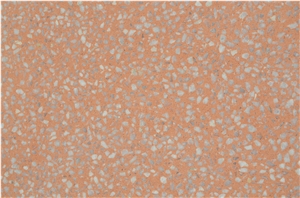 Sy8055 Orange Terrazzo Tile, Cement Tile