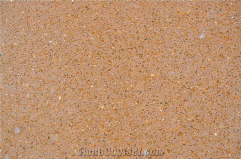 Sy8061 Orange Terrazzo Tile, Cement Tile