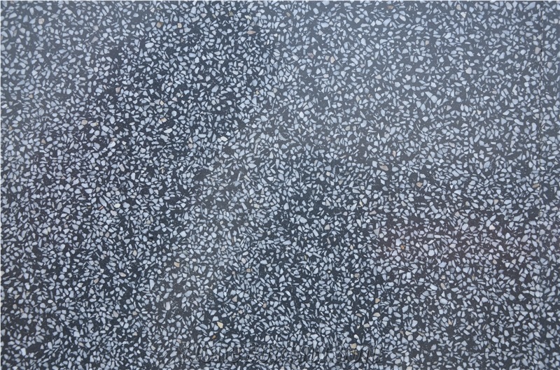 Sy8069 Black Terrazzo Tile, Cement Tile